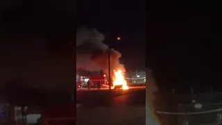 CRF: Car fire at our storage unit!