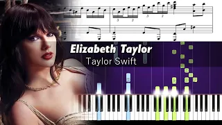 Taylor Swift Elizabeth Taylor So Glamorous Cabaret Accurate Piano Tutorial With Sheet Music 