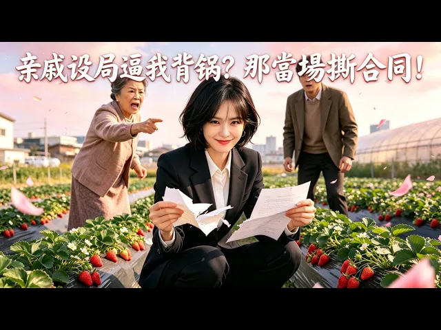 我帮表哥救草莓滞销，他却联合姑姑当众毁约撕合同、逼我交十万，错过签约后真相曝光