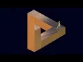PENROSE TRIANGLE EXPLAINED OPTICAL ILLUSION IMPOSSIBLE OBJECT