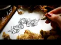 How to draw a Celtic Bird Knot Step-by-step Ink Drawing Tutorial Celtic Symbols and Beliefs