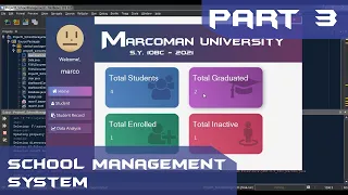 JavaFX Project PART - School Management System with SOURCE CODE in Java Netbeans