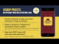 Signing up for the M Health Fairview app without MyChart or an activation code