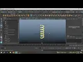 Spring Rigging with Joint Lattice Cluster Wire deformer Weight painting connection edit in Maya 2024
