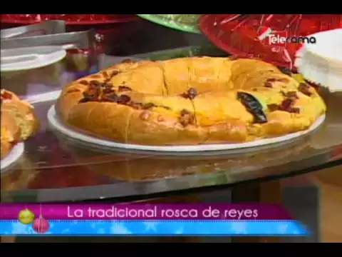 La tradicional rosca de reyes