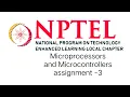 Microprocessors and Microcontrollers Week-3 Assignment Answers 2024 NPTEL