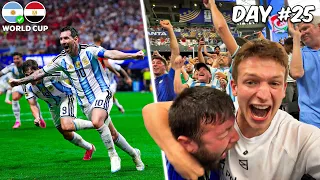 the moment messi saves argentina in 90th min vs egypt