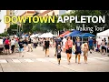 Walking Tour of Downtown Appleton Wisconsin City Walk Travel Guide