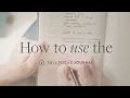 How to Use the Full Focus Journal Tutorial