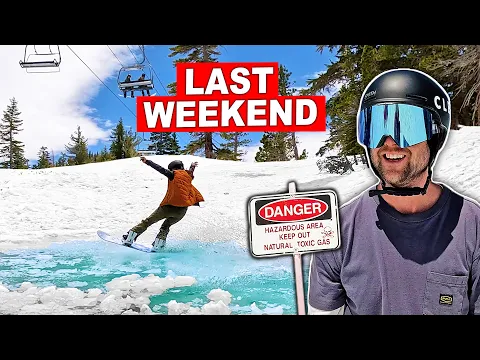 Download MP3 Best Last Weekend Of Snowboarding at Mammoth Mountain - Pond Skims, Snake Runs & New Tricks