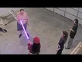 Chris Gives Letty Josie Sylvia Lightsaber Training With Chat Fishtank live