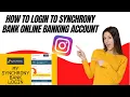 How to Login to Synchrony Bank Online Banking Account Muhammad Asif Khan