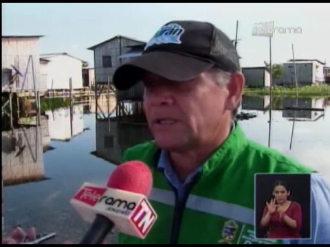 Calles y viviendas inundadas por etapa invernal