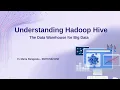 Big Data Analysis - Apache Hive