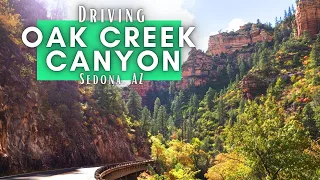 Sedona Arizona Scenic Drive Oak Creek Canyon 4K Road Trip
