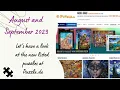 New Puzzle Haul August September 2023 Puzzle de Unboxing