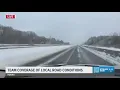 Checking road conditions after winter storm Weather and traffic at 8 a m for Jan 26 2026