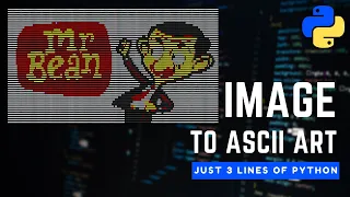 Convert Image into ASCII Art using Python 3 lines Python tutorials Codex Python