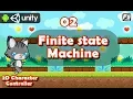 Unity 2D Player Character Controller Finite state machine 02