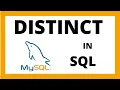 DISTINCT in SQL select unique records by using distinct keyword