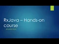 RxJava2 - Hands-on course