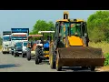 Download Lagu Jcb 3dx loading Mud in TATA Tippers Tractors Swaraj 855Fe New Holland 3630 Tractor newjcb Thar Truck