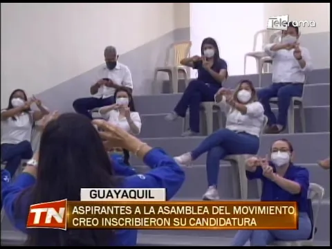 Aspirantes a la asamblea del movimiento CREO inscribieron su candidatura