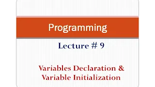 Variable Declaration vs Variable Initialization What s the Difference 2014 in Urdu