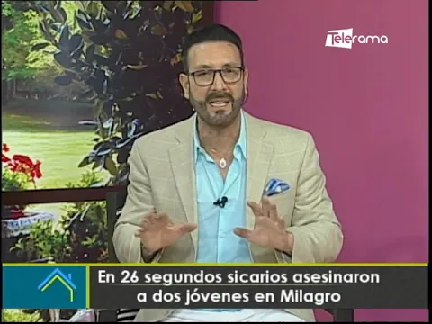 En 26 segundos sicarios asesinaron a dos jóvenes en Milagro