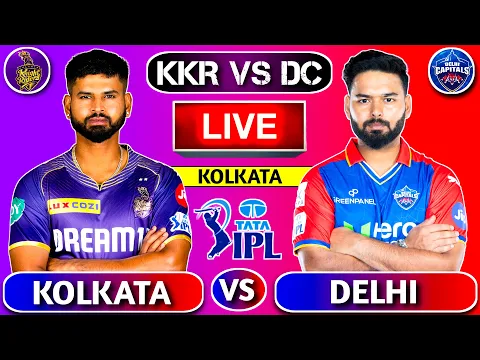 Download MP3 🔴Live: Kolkata vs Delhi, Match 47 | DC vs KKR IPL Live Cricket Match Today | 1st Innings #livescore