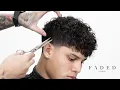 Download Lagu 💈 BEST TAPER FADE WITH CURLY HAIR BARBER TUTORIAL!!!