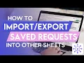 Transferring Saved API Settings Apipheny Feature Tutorials
