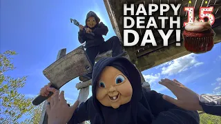 PARKOUR VS HAPPY DEATH DAY 15!