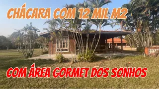 CHÁCARA DE 12 MIL M2/ COM LINDA CASA E UMA ÁREA GORMET DOS SONHOS A VENDA EM SÃO PEDRO(SP)