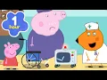 Grandpa Pig Gets an X-RAY Hospital SLEEPOVER Peppa Pig Full Episodes 1 Hour