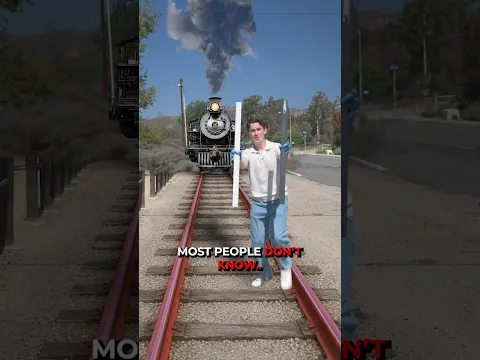 Why Train Tracks Are Painted White To Save Lives 🚂