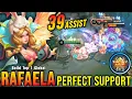 39 Assist!! Perfect Support Rafaela MVP 14.2 Points!! - Build Top 1 Global Rafaela ~ MLBB