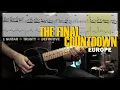Download Lagu The Final Countdown | Guitar Cover Tab | Guitar Solo Lesson | Backing Track with Vocals 🎸 EUROPE