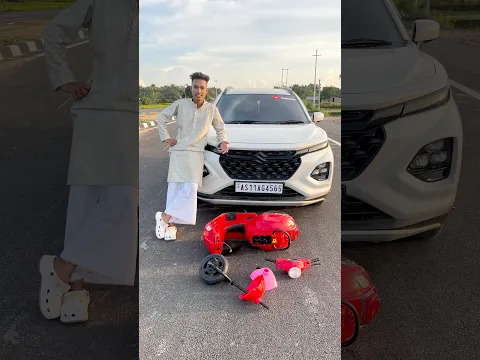 Maruti Fronx 10000 Cc and Viral Trending Red Scooter Test 😍