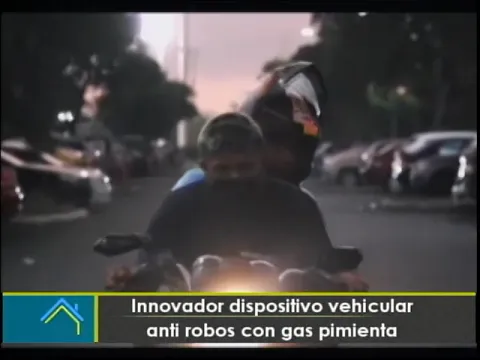 Innovador dispositivo vehicular anti robos con gas pimienta