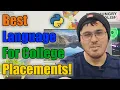C Java or Python The best Language for College Placements in India