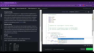 Counting Sort 1 Problem HackerRank Solution in 1 Minute