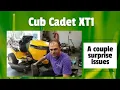 Cub Cadet XT1 rider has a couple of surprise issues to sort out starter solenoid ignition coil