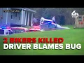 Driver charged in double deadly crash claims bug flew into her SUV Pennsylvania State Police say