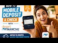 How to mobile deposit a check with Desert Financial