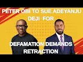 Download Lagu Peter Obi eist intrekking van Adeyanju Deji wegens smaad