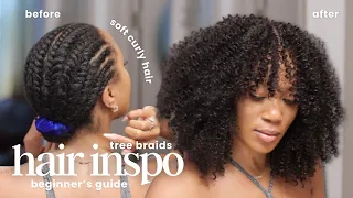 Easy Curly Crochet Tree Braids curly human hair