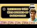 Max Number of K-Sum Pairs Leetcode 1679 Maps Arrays Live coding session