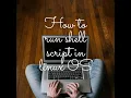 How to run Shell script program in Linux Os