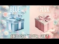 Choose your gift 2 gift box challenge Pink Blue